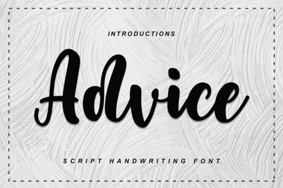 Advice Font for Business Branding