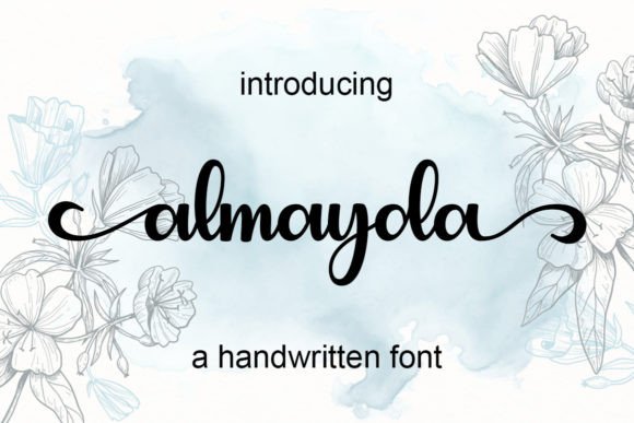 Almayda: A Handwritten Font for Web Design