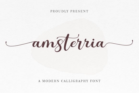 Amsterria: A Script Font for Creative Marketing