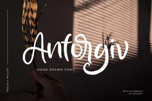 Anforgiv: A Creative Typeface for Web Design