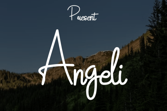 Angeli: A Handwritten Font for Business Branding