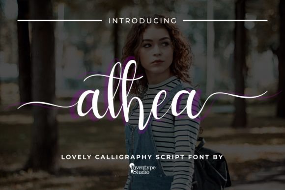 Athea: A Romantic Script Font for Web Design