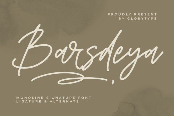 Barsdeya Font: Elegant Handwritten Type