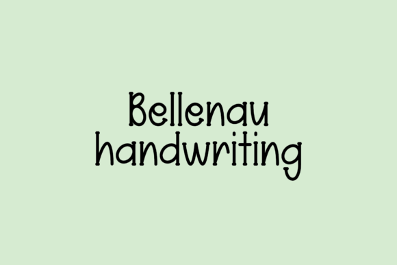 Bellenau: A Friendly Font for Web Design