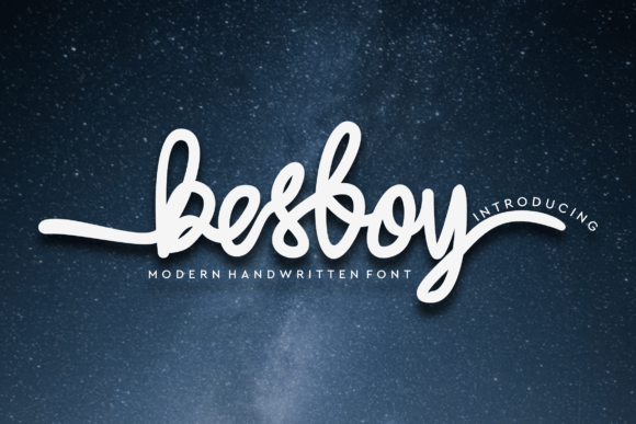 Besboy: A Modern Script Font for Designers