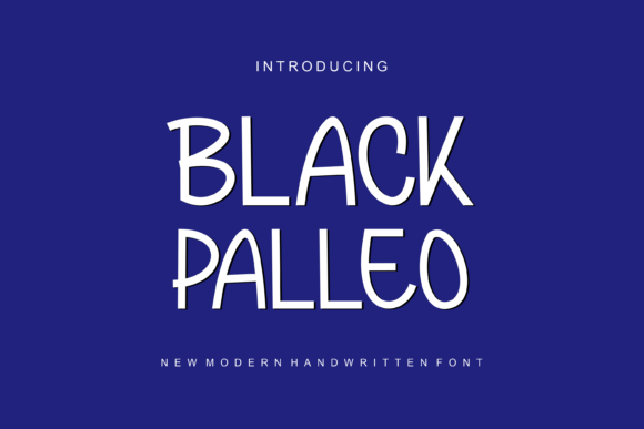 Blackpalleo: A Handwritten Font for Web Design