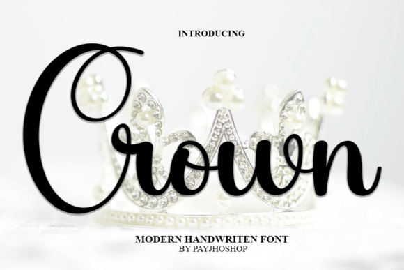 Crown Font: Elegant Script for Editorial Design