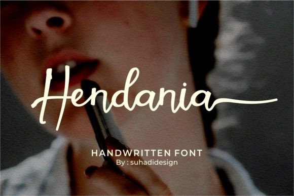 Hendania: A Refined Script Font for Branding
