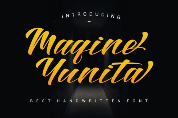 Maqine Yunita Font for Business