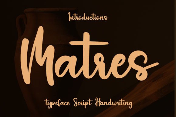 Matres: A Handwritten Font for Elegant Design