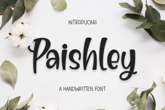Paishley: A Handwritten Font for Creative Marketing