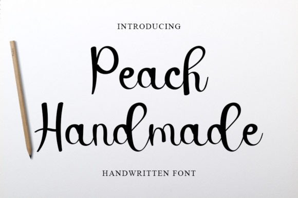 Peach Handmade: A Font That Speaks