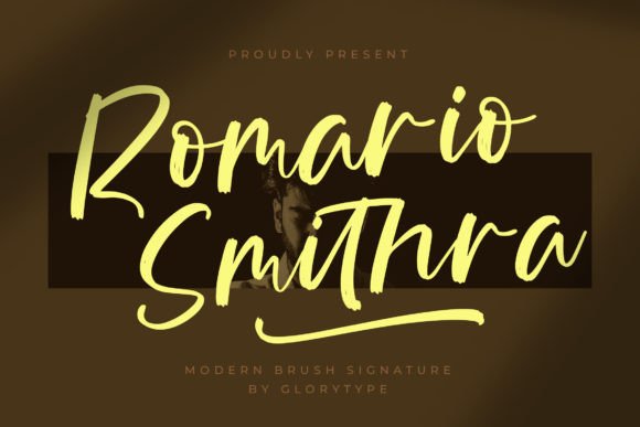 Romario Smithra – Modern Script Font