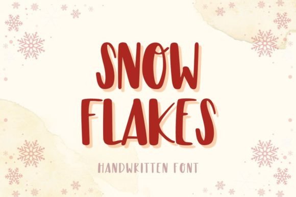 Snowflakes Font for Business Branding