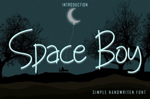 Space Boy: A Handwritten Font for Creative Projects