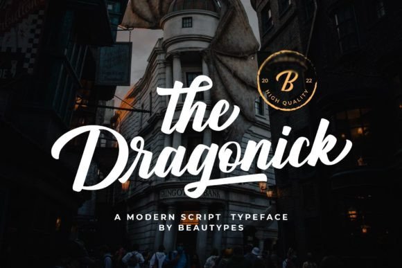 The Dragonick: A Bold Handwritten Font