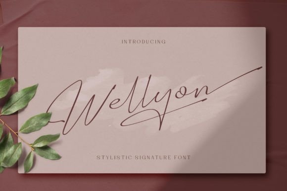 Wellyon: A Dazzling Script Font